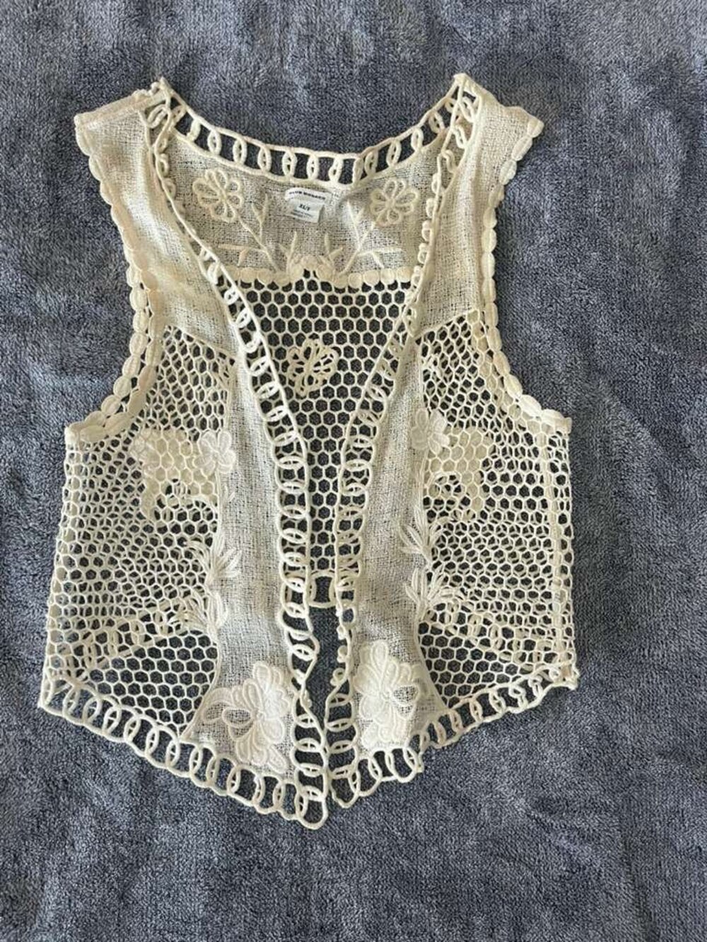 Club Monaco Crochet Lace Vest – XS/S